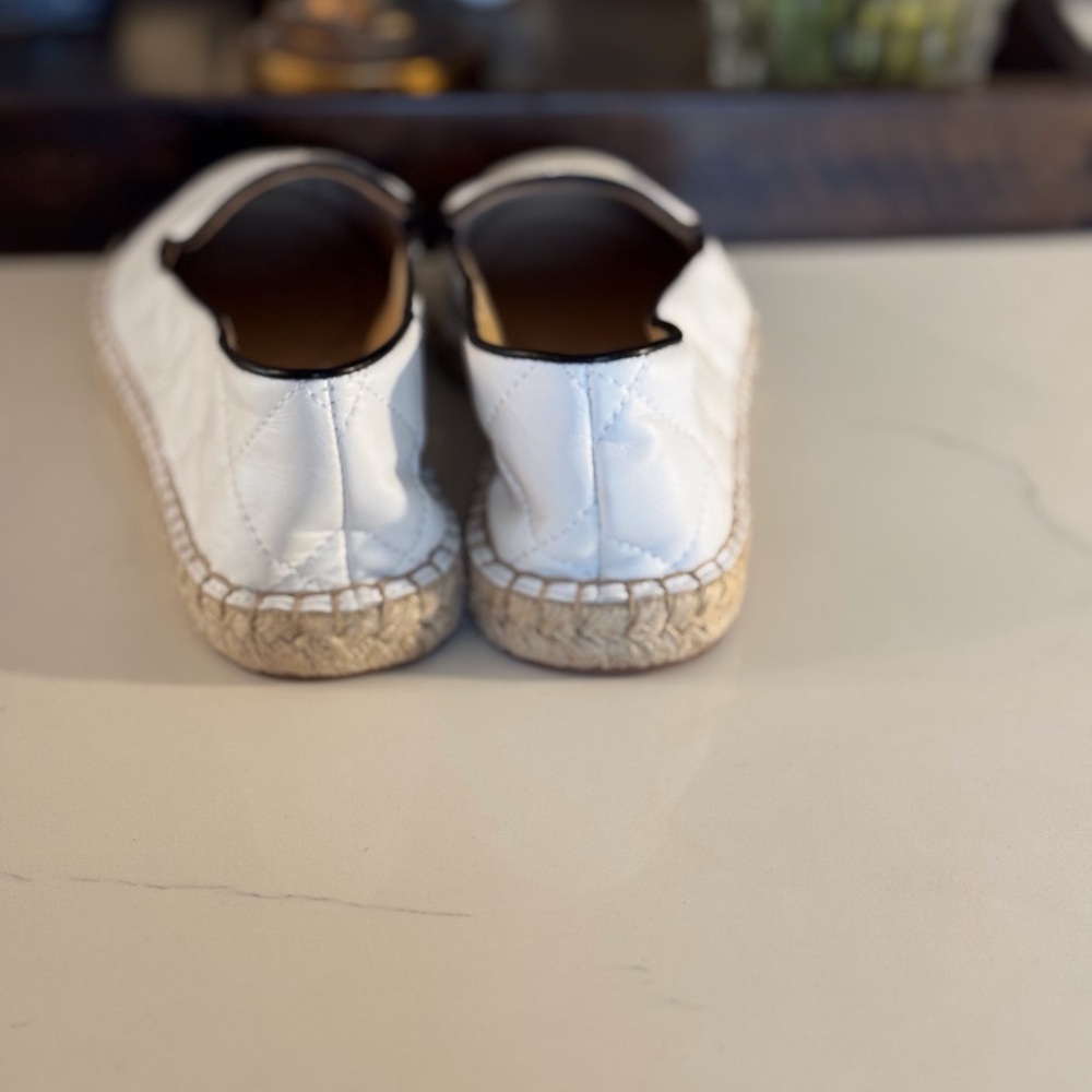 🤍🖤 NWOT TALBOT’S IZZY SOFT LEATHER ESPADRILLES! - Picture 6 of 9